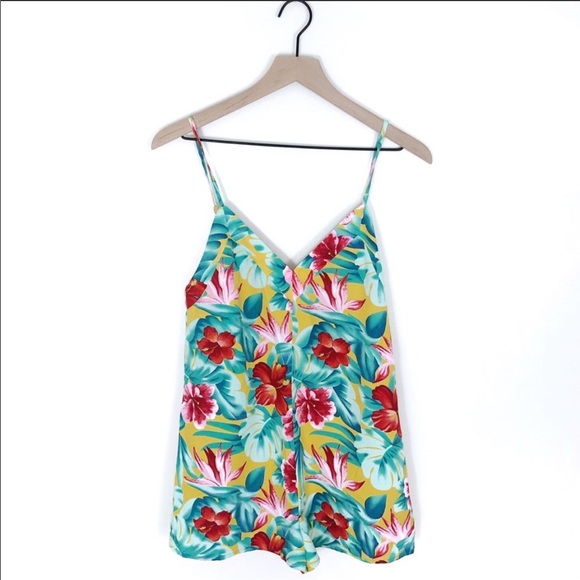 Superdown Revolve Frankie Tropical Floral Romper - Picture 2 of 6